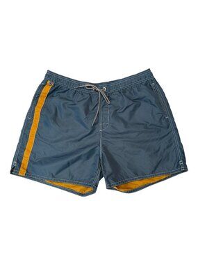 Birdwell Beach Britches Men's Elastic Waist Volley Hybrid Shorts Blue Size L